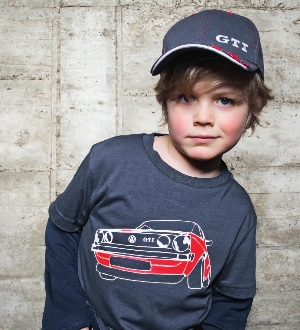 274 Made of high-quality single jersey Colour-coordinated to match the children's GTI