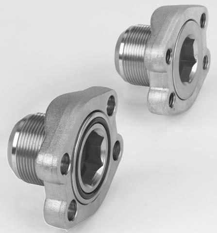 TM ADAFLANGE SOCKET HEAD FLANGE ADAPTERS The ADAFLANGE SOCKET HEAD FLANGE ADAPTER (AF0), with its face seal, is generally supplied with the clamp type (thru-hole) flange (AS).