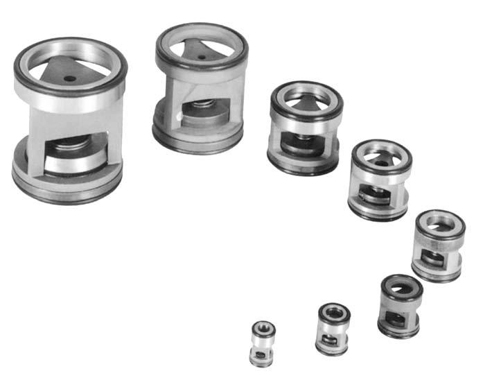 CHECK VALVES SLIP-IN TYPE INSERTA ICS Check Valves, Slip- In Type, can be inserted in manifolds, subplates, fl anges or integrated valve systems.