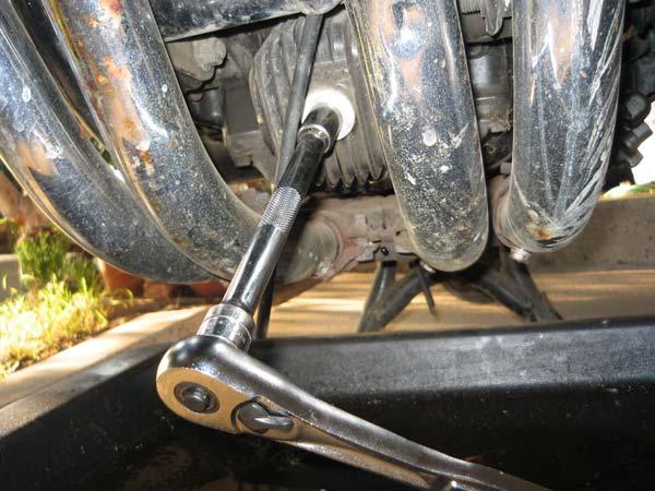 XJ550 models (non factory oil cooler equipped versions): Overview: A) Remove the entire factory oil system, as you would do when performing an oil