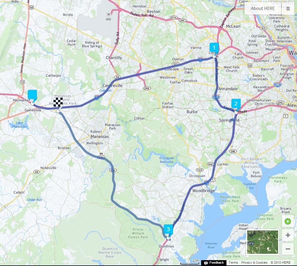Virginia s Automated Corridor Partnership between VDOT, DMV, Here,