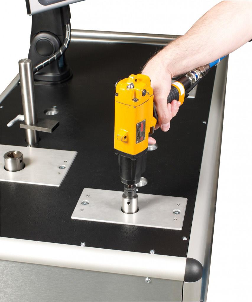 The tjrs Opta is the only fully automated Joint Simulator Bench that is based on a threaded fastener.
