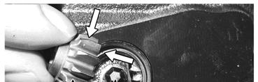 opening of the brake caliper (1).