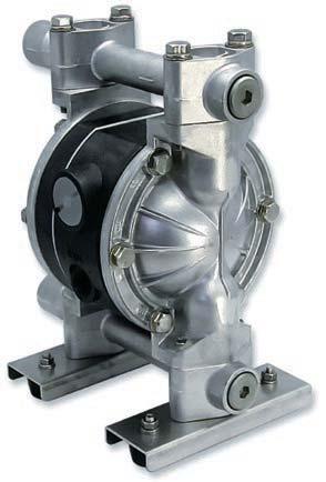 TC-X151 Pump Series Diaphragm Pumps with ½ Connections 54 L/min Max Flow Rate. Original ½ pump series available in a wide range of materials. C-Spool Air motor. Ryton (PPS) Plastic Air Motor Section.