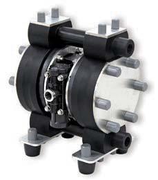 Conductive PTFE Pumps Electrically Conductive PTFE Double Diaphragm Pumps used for the safe transfer of highly corrosive & flammable chemicals or for use in explosive environments.
