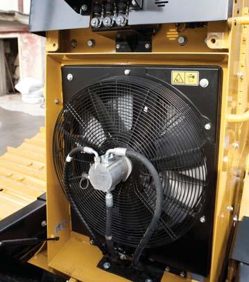 Hydraulic Demand Fan The demand fan provides engine cooling capability that is matched to the
