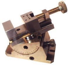 GRINDER & ACCESSORIES GROMAX Sine Vise Compound angles easily and quickly set.; Adjustments up to 46 degrees. The vise parallel precision 0.0002 and vertical angles in 0.