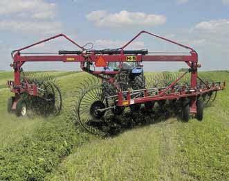 HDX RAKES HDX RAKE FEATURES The H&S HDX Series Rakes feature a highly maneuverable short turning radius, no caster wheel design, and an overhead frame design for high volume capacity of crop.