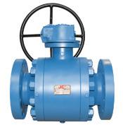 22 A VAVES TRUNNON MOUNTED A VAVES A VAVES 3-PEE FORGED TRUNNON MOUNTED 2-42 lass 150 - lass 2500 A trunnion ball valve has additional mechanical anchoring of the ball at the top