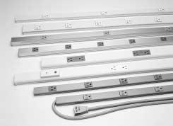 Plugmold Systems Steel Plugmold Raceway & Multioutlet Assemblies The selection of lengths and fittings in a variety of finishes provides a versatile solution for many applications.