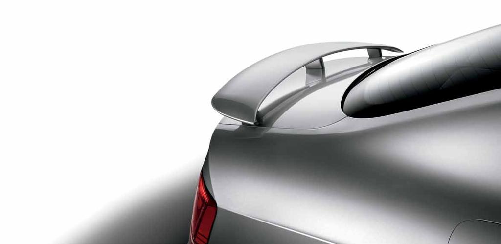 6 A5 S5 Accessories Sport and Design 7 Rear wing spoiler (A5 Coupe only) This sleek, aerodynamic