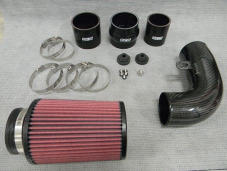 0T Carbon Fiber Intake Kit (1) Carbon Fiber Air box (1) Carbon Fiber Lid (1) ECS Tuning