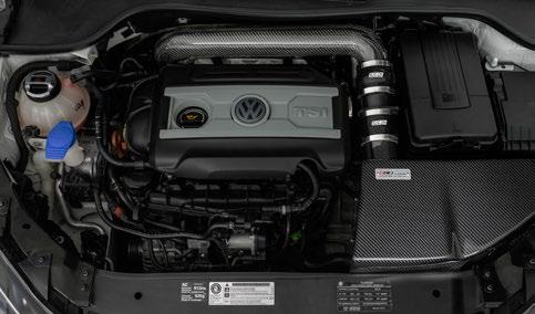Enjoy your freer flowing, show-quality, full carbon-fiber intake.
