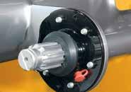 DRUM BRAKE WELL THOUGHT-OUT AND SOPHISTICATED MECHANICS What ounts is the quality: Regardless of whether you want to equip the SAF MODUL suspension system with a drum brake or dis brake what you