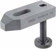 Mechanical clamping technology No. 6314V Tapered clamp with adjusting support screw Tempering steel, varnished. sim.