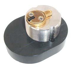 Lock Cylinder and Assembly Components 3.1 Insert the appropriate Lock Cylinder into the Cylinder-Mounting Plug.