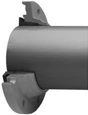 to EN 1563 pressure ring of grey iron EN-GJL-250 acc. to EN 1561, epoxy powder coated inside and outside acc.