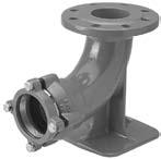 Pipe Fittings e.g. HAWLE Bend 45 System 2000 No. 8545 12.1 Pipe Fittings System 2000 with socket connection for PE and PVC pipes, restraint, PN 10/16 12.1.1 General Description for PVC pipes acc.