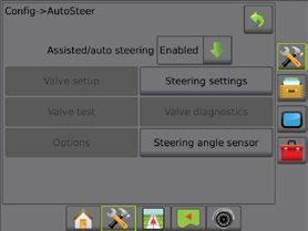 Assisted/auto steering General Matrix Pro Information The Matrix Pro is used to configure the vehicle and its implements including auto steering and tilt.