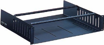 RS/672 2-Space Rack with Locking Braces Designed to securly mount non-rackable equipment such as CD and mini-disc players up to 5.