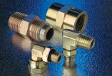 Series 100, 160, 160A and 162A mixer nozzles can be connected to some pre-existing manifolds or valves using pipe adapters or connectors.