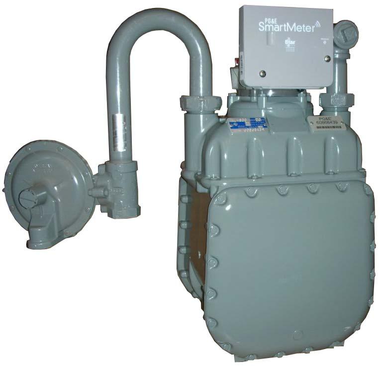 Section 2, Gas Service 2. Figure 2-15 represents a typical gas meter kit with 351 through 1,400 scfh at 7 inches WC or 601 through 2,400 scfh at 2 psig.