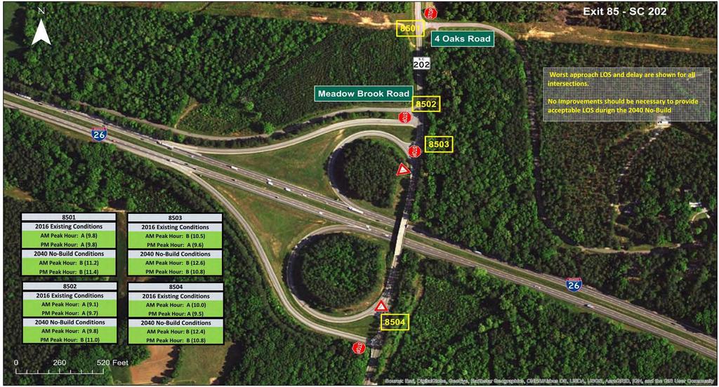 Interstate 26 Widening Traffic Analysis Report Figure 74 -