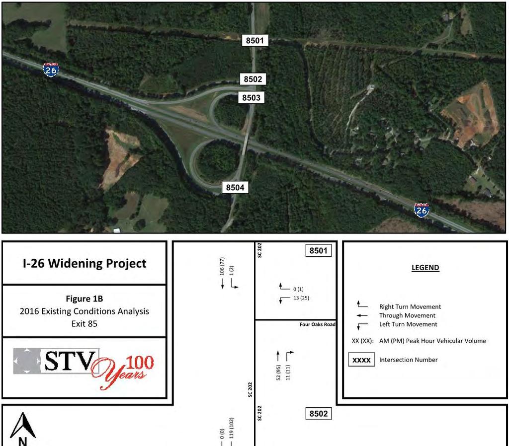 Interstate 26 Exit 85 Interchange Modification Report Source: Figure 58, Interstate 26 Widening
