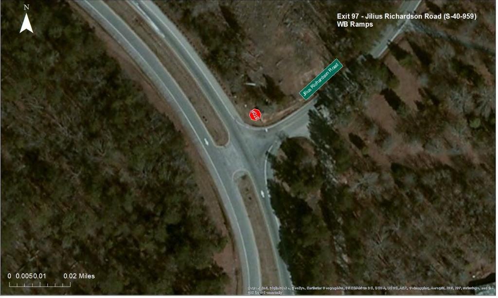 Interstate 26 Widening Traffic Analysis Report Figure 27 - Exit 97: Westbound Ramps at Julius Richardson Road Broad River Road and the South Shopping Center Driveway/Westbound Ramps The intersection