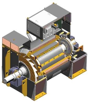 Synchronous motors For applications requiring a high torque at low speed, INDAR makes synchronous motors of up to 20,000 kw that feature the latest technology and find their