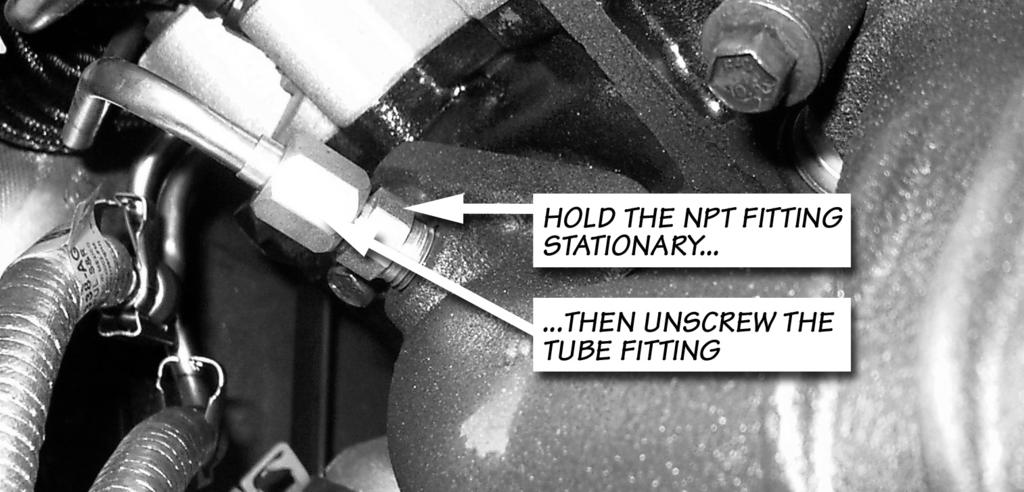 Section 1 Exhaust Gas Thermocouple Installation Instructions NOTE: If not installing or connecting an EGT thermocouple to the Banks Bullet Diesel Tuner then install the supplied EGT thermocouple