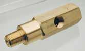 ADAPTORS, brass Suitable for pressure & temperature senders & switches with 1/8-27NPTF thread. Mechanical temperature gauges with 1/8-27NPTF thermowell (180.059). Oil line kits (230.012 & 230.