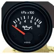 500 Kpa PRESSURE GAUGE, electrical Suitable for most vehicles. Illumination 12V included. Adaptors are listed on page 61. Electric Pressure Gauge - 500Kpa Part No.