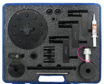 SET 24 PCS. Universal tool kit for disassembling the injector and preparing the removal of the injector.