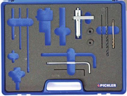 3.5 DRILLING OUT RETAINING BOLTS DRILLING OUT SET FOR INJECTOR RETAINING BOLTS KIT FOR M8X1 CDI With