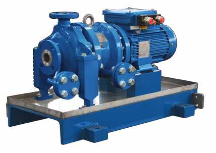 Pump in - Process (SLM AVP) - Closed Coupled (SLM APC) (NW) Hydraulic Performance and Dimensions with