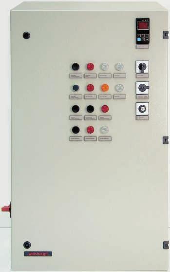 Weishaupt control panels and MCR technology Weishaupt control panels for two stage burners three stage burners sliding two stage burners and modulating burners The basic control panels contain all