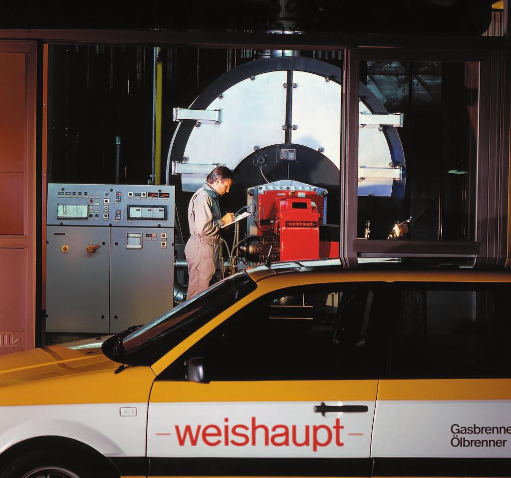 Product and customer service - the complete Weishaupt range Max Weishaupt GmbH D - 75 Schwendi Tel.: (7353) 3, Fax.: (7353) 335 www.weishaupt.de Print No. 3, December 3 Printed in Germany.