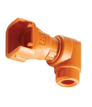 TempGuard external hinged connector interfaces FI utomotive pex FI utomotive pex Interface - High Temperature External Hinged onnector Interface range of straight and 90 elbow fi ttings offering a