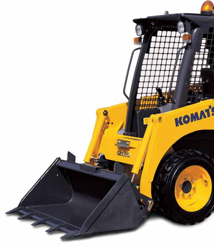 Walk-Around Highly versatile and compact, the SK510-5 skid steer loader is the result of the competence and technology that Komatsu has acquired over the past 80 years.