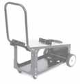 C-3 K2275-1 - Welding Cart Lightweight cart stores and transports welder, 80 cubic foot shielding gas cylinder, welding cables and accessories.