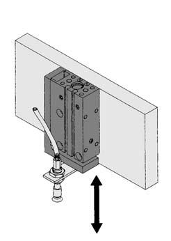 mounting Lateral mounting (Body through-hole) Transferring component parts
