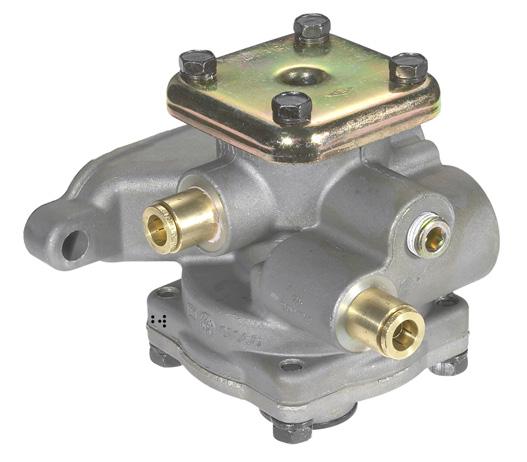 Provides a quick release of air pressure from the spring cavity of the spring brake actuator allowing a fast application of the spring brake actuators.