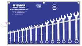 582 SPANNERS COMBINATION & RING 12In1 Reversible Industrial Ratchet Spanners Combination Spanners Double ended ratchet spanners with 12 sizes.