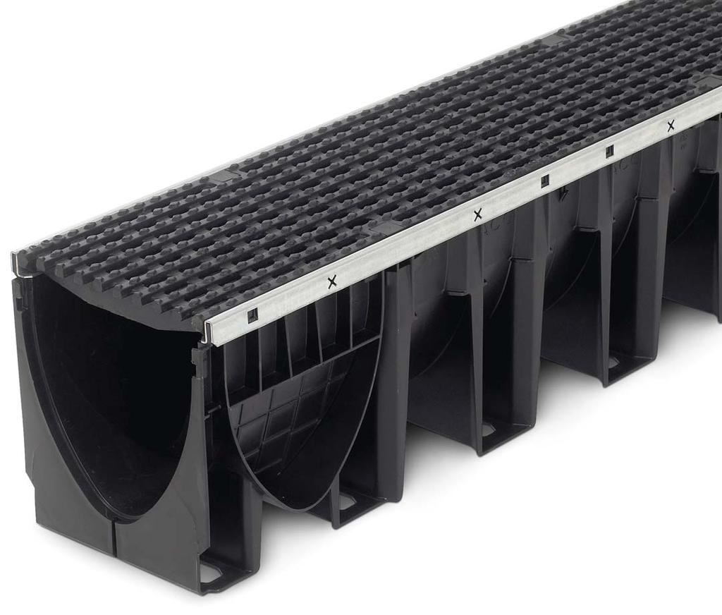 ACO MultiDrain M200PPD ACO MULTIDRAIN M200PPD The ACO MultiDrain M200PPD channel is available in one constant depth and has integral galvanised steel protective edge rails to give the