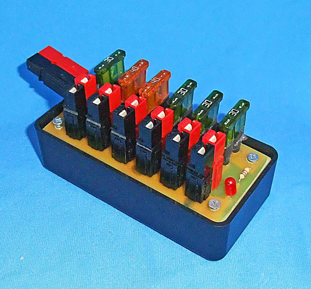 the input PP and test the diode both ways. When properly aligned, it will light brightly. Note which way the "long" lead is oriented and insert through the holes in the PCB and solder.