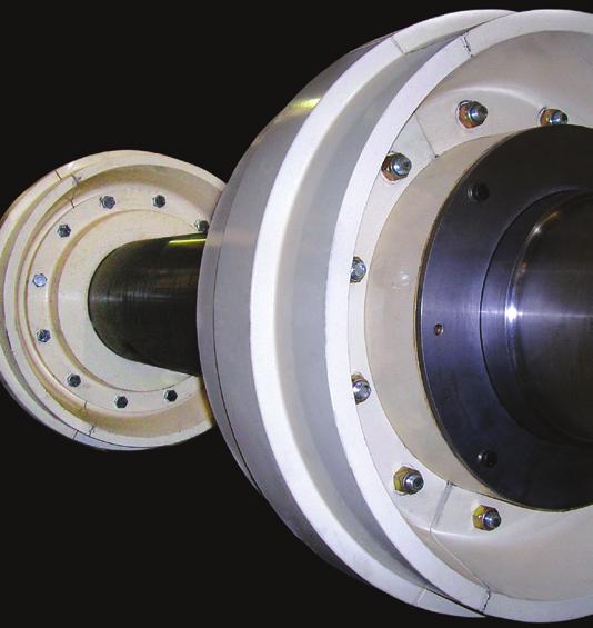 Bearings High capacity low-friction spherical roller bearings are used for both the head and tail shafts. The bearings are doublerow, self-aligning spherical bearings in heavy-duty cast housings.