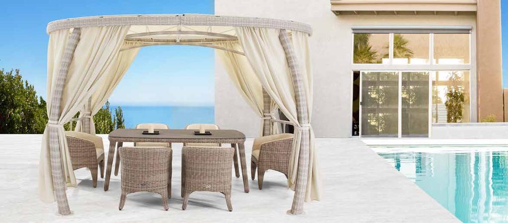 24 ethos by domus ventures outdoor furniture monza monza Shown with Borghetto Dining Armchair and