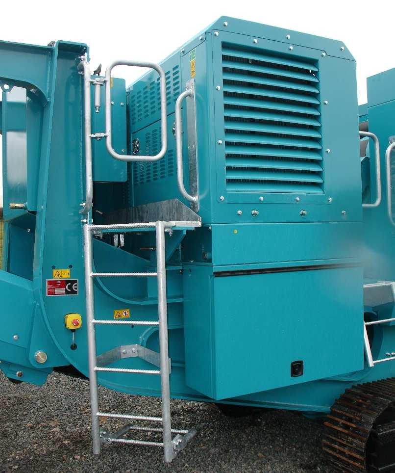 range: Crushing 1800rpm Tracking 1200-2200rpm Typical fuel consumption: N/A Plant drive: High quality pumps driven via engine PTO s Fuel tank capacity: 333 L (88 US Gal) Hydraulic tank capacity: 280