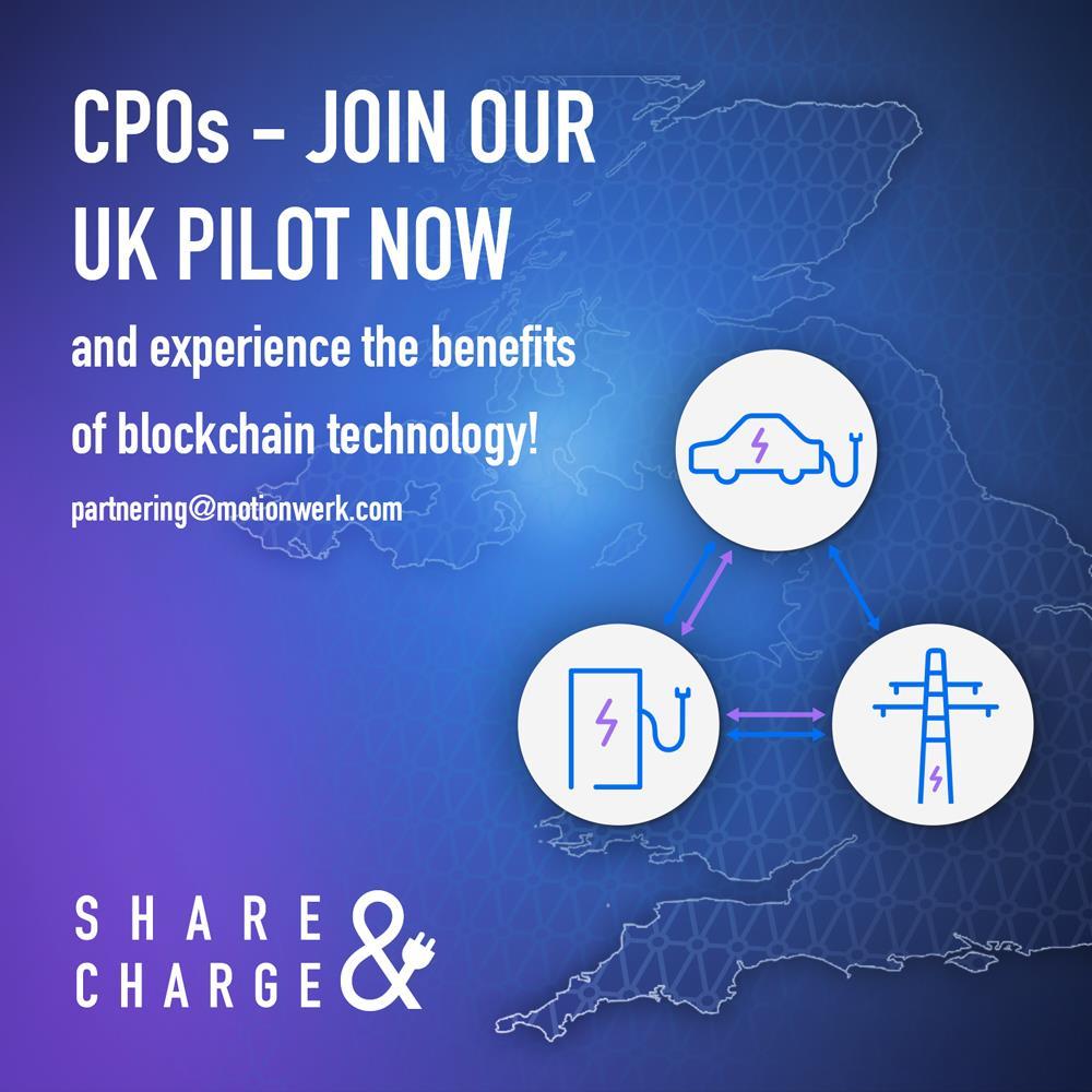 02 Share&Charge experience UK charging network Description: EV drivers can seamlessly charge everywhere in UK